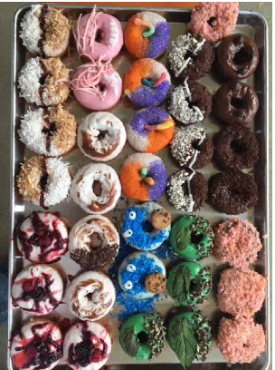 Cake donut varieties needed to start a donut shop business